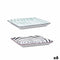 Snackdienblad Bidasoa Zigzag Multicolour Keramisch 21 x 21 cm (6 Stuks)