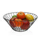 Fruitschaal Versa Zwart Metaal Keramisch Staal 28 x 11,5 x 28 cm