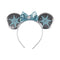 hoofdband Frozen Zilverkleurig Oren Blauw