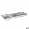 Snackdienblad La Mediterránea Stonehenge 3 Compartimenten 26 x 8,5 x 3,3 cm (24 Stuks)