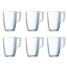 Mokkenset Luminarc Nuevo Transparant Glas 320 ml (6 Onderdelen)