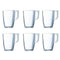 Mokkenset Luminarc Nuevo Transparant Glas 320 ml (6 Onderdelen)