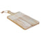 Snijplank 21 x 40,5 x 3 cm Wit Mangohout