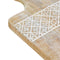Snijplank 21 x 40,5 x 3 cm Wit Mangohout