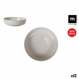 Diep bord La Mediterránea Ivory (12 Stuks)
