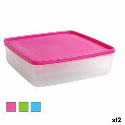 Lunchbox Vierkant 24 x 24 x 7 cm (12 Stuks)