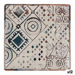 Dessertgerecht La Mediterránea Grecia Porselein 18 x 18 x 2 cm (12 Stuks)