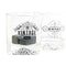Glazenset DKD Home Decor Transparant Donker grijs Kristal Steen Loft 320 ml (6 Stuks)