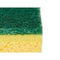 Set schuursponsjes Geel Groen Cellulosa Schuurvezel 10,5 X 6,7 X 2,5 cm