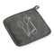 Placemat Textiel (20 x 20 cm) Kleur Grijs