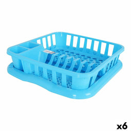 Afdruiprek voor Keukengootsteen Dem 37 x 34,5 x 8 cm (6 Stuks)