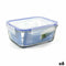 Hermetische Lunchtrommel Borgonovo Superblock Rechthoekig 21 x 16 x 8,5 cm (6 Stuks)
