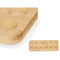 Eierdop Bruin Bamboe 40 x 3,4 x 40 cm (12 Stuks)