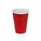 Set van herbruikbare glazen Algon Rood 24 Stuks 250 ml (25 Onderdelen)