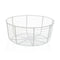 Fruitschaal Versa Wit Metaal Keramisch Staal 26 x 11 x 26 cm