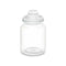 Blik Transparant Glas 900 ml (12 Stuks) Met deksel