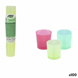 Set Shotglazen Algon Herbruikbaar Polypropyleen 10 Onderdelen 30 ml (100 Stuks)