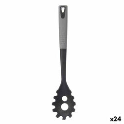 Pastalepel Zwart Grijs TPR PBT 7 x 34 x 4 cm (24 Stuks)