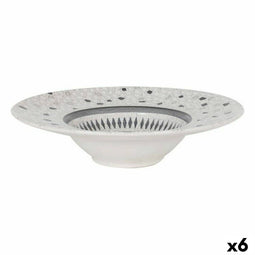 Pastabord Risotto La Mediterránea Barroc Porselein (6 Stuks) (ø 28 x 6,8 cm)