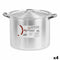 Casserolepan met deksel Zilverkleurig Aluminium 38 x 25 x 31 cm (4 Stuks)