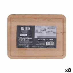 Snijplank Quttin 30 x 23 x 1,7 cm (8 Stuks)