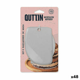 Deegsnijder Quttin 3 Onderdelen 11 x 19 x 1 cm (48 Stuks)