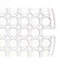 Mat Wastafel Transparant Plastic 29 x 0,1 x 29 cm (12 Stuks)
