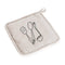 Placemat Handmatig Textiel (20 x 20 cm) Kleur Wit