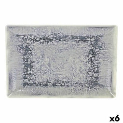 Serveerschaal La Mediterránea Adhara Porselein Rechthoekig 30 x 20 x 2,5 cm (6 Stuks) (30 x 20 x...