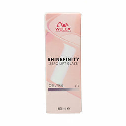 Permanente kleur Wella Shinefinity Nº 05/98 (60 ml)