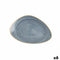 Eetbord Ariane Terra Driehoekig Blauw Keramisch Ø 29 cm (6 Stuks)