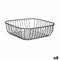 Fruitschaal Zwart Metaal 30 x 9,3 x 30 cm (6 Stuks)