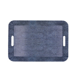 Ontbijtdienblad Quid Habitat Blauw Plastic 41 x 32 x 4,5 cm Met handvatten Denim