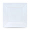 Set van herbruikbare borden Algon Vierkant Wit Plastic 23 x 23 x 2 cm (48 Stuks)