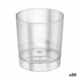 Set Shotglazen Algon Herbruikbaar Transparant 10 Onderdelen 35 ml (50 Stuks)
