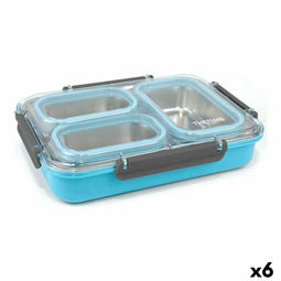 Lunchbox ThermoSport Thermosport Thermisch 27,5 x 20 x 6 cm (6 Stuks)