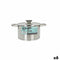 Pot met Glazen Deksel Quttin Hermes Staal 2,8 L (6 Stuks)