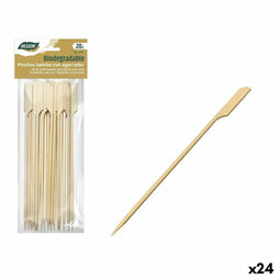 Barbecuespiesset Algon Bamboe 20 Onderdelen 18 cm (24 Stuks)