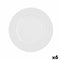 Eetbord Bidasoa Glacial Ala Ancha Wit Keramisch 25 cm (6 Stuks) (Pack 6x)