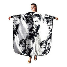 Kapperscape Eurostil Faces 2000 Zwart 164 x 128 cm