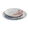 Serviesset DKD Home Decor Blauw Fuchsia Porselein Koraal 18 Onderdelen 27 x 27 x 3 cm (2 Stuks)