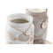 Tin DKD Home Decor 15 x 15 x 21 cm Dolomite (2 Stuks)