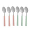 Dessertlepel set Kinvara CN-KT166096-1T Groen Roze Zilverkleurig Roestvrij staal Plastic 15,7 cm...