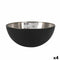 Saladekom Quttin Zwart Zilverkleurig 29 x 12 cm Staal (4 Stuks)