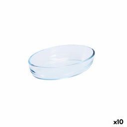 Ovenschaal Pyrex Classic Ovaalvormig 21 x 13 x 5 cm Transparant Glas 10 Stuks