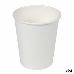 Glazenset Algon Karton Wegwerp Wit 24 Stuks (50 Onderdelen)