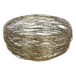 Kom Gouden Roestvrij staal 34 x 34 x 16 cm