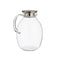 Pot met Deksel en Doseringdispenser Transparant Roestvrij staal 2,5 L (6 Stuks)