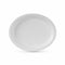 Bordenset Algon Wegwerp Wit Suikerriet Ovalen 26 cm (12 Stuks)