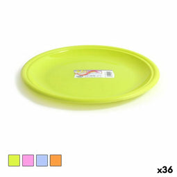 Eetbord Dem Bahia Plastic Ø 25 x 25 x 2 cm (36 Stuks)